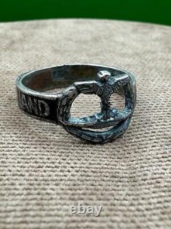 German silver ring. WW2