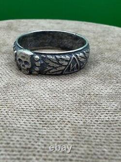 German silver ring. WW2