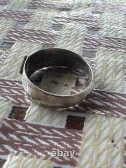 German silver ring. WW2