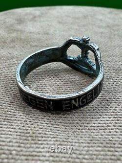 German silver ring. WW2