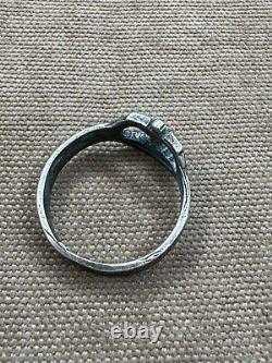 German silver ring. WW2