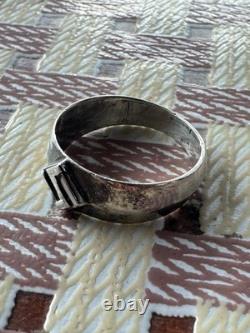 German silver ring. WW2