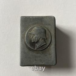 German stalhelm steel helmet Match Box Holder Original WW2
