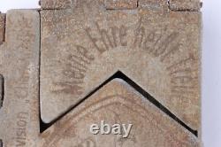 German trench art WW2 Cigarette case WW2 France division Shield Army Coat of arm