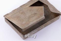 German trench art WW2 Cigarette case WW2 France division Shield Army Coat of arm