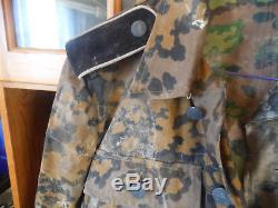 German waffen xx camoflage tunic in good condition ww2 original