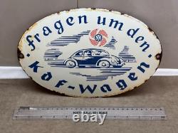 German wall sign. Wehrmacht 1936-1945 WW2
