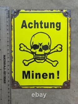 German wall sign. Wehrmacht 1936-1945 WW2