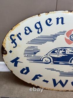 German wall sign. Wehrmacht 1936-1945 WW2