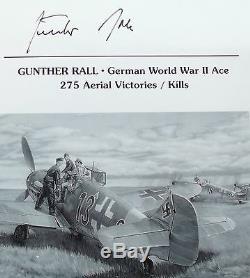 Gunther Rall German World War II Fighter Ace 275 Victories Signed Photograph