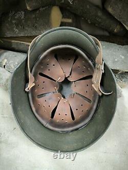 Helmet german original nice helmet M35 original WW2 WWII size 66 Free Shipping