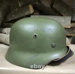 Helmet german original nice helmet M35 original WW2 WWII size 66 Free Shipping