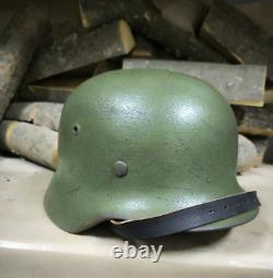 Helmet german original nice helmet M35 original WW2 WWII size 66 Free Shipping