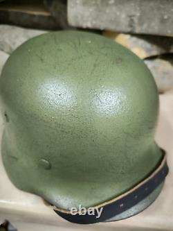 Helmet german original nice helmet M35 original WW2 WWII size 66 Free Shipping