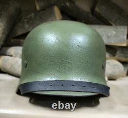 Helmet german original nice helmet M35 original WW2 WWII size 66 Free Shipping