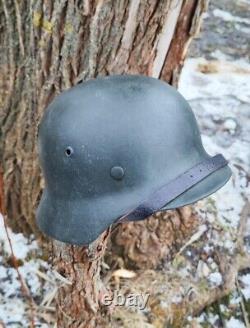 Helmet german original nice helmet M35 size 62 original WWII german helmet WW2