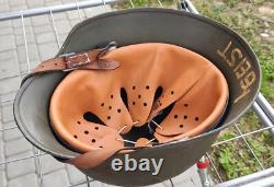 Helmet german original nice helmet M35 size 64 have a number WW2 WWII