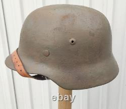Helmet german original nice helmet M35 size 64 have a number WW2 WWII