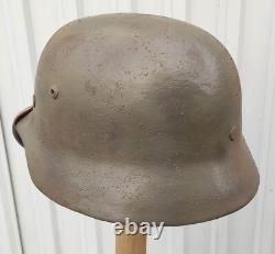Helmet german original nice helmet M35 size 64 have a number WW2 WWII
