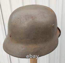 Helmet german original nice helmet M35 size 64 have a number WW2 WWII