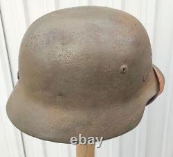 Helmet german original nice helmet M35 size 64 have a number WW2 WWII