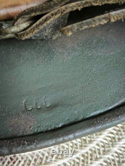Helmet german original nice helmet M35 size 66 stamp WW2 WWII RARE large size