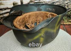Helmet german original nice helmet M35 size 66 stamp WW2 WWII RARE large size