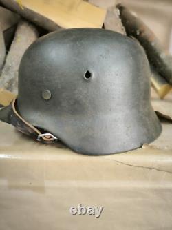 Helmet german original nice helmet M40 original WW2 WWII size 64 Helmet german original nice helmet M40 original WW2 WWII size 64
