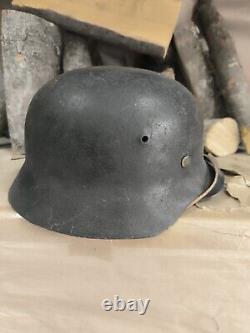 Helmet german original nice helmet M40 original WW2 WWII size 64