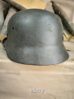 Helmet german original nice helmet M40 original WW2 WWII size 64