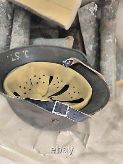 Helmet german original nice helmet M40 original WW2 WWII size 64