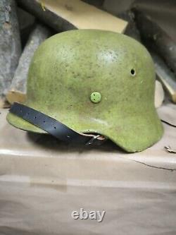 Helmet german original nice helmet M40 original WW2 WWII size 66 Free Shipping