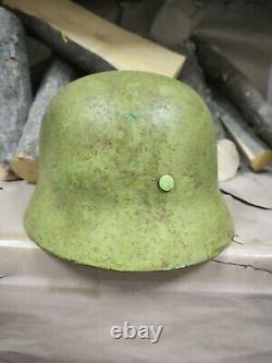 Helmet german original nice helmet M40 original WW2 WWII size 66 Free Shipping