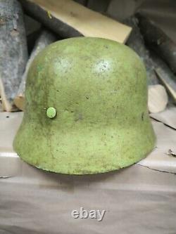 Helmet german original nice helmet M40 original WW2 WWII size 66 Free Shipping