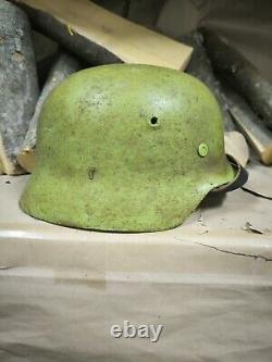 Helmet german original nice helmet M40 original WW2 WWII size 66 Free Shipping