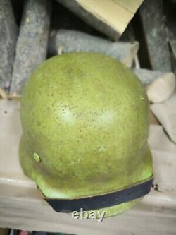 Helmet german original nice helmet M40 original WW2 WWII size 66 Free Shipping