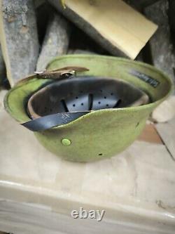 Helmet german original nice helmet M40 original WW2 WWII size 66 Free Shipping