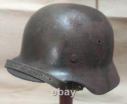 Helmet german original nice helmet M40 size 60 original WW2 WWII have a number