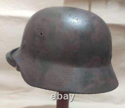 Helmet german original nice helmet M40 size 60 original WW2 WWII have a number