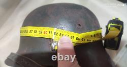 Helmet german original nice helmet M40 size 60 original WW2 WWII have a number