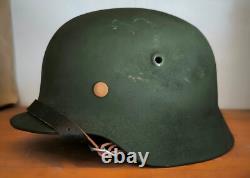 Helmet german original nice helmet M40 size 64 WW2 WWII Free Shipping
