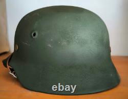 Helmet german original nice helmet M40 size 64 WW2 WWII Free Shipping
