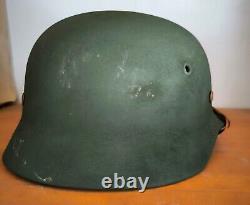 Helmet german original nice helmet M40 size 64 WW2 WWII Free Shipping