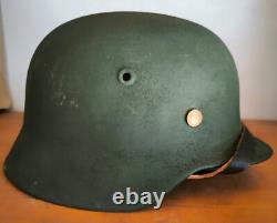 Helmet german original nice helmet M40 size 64 WW2 WWII Free Shipping