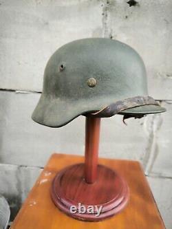 Helmet german original nice helmet M40 size 64 WW2 WWII has number Free Shipping