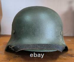Helmet german original nice helmet M40 size 64 WW2 WWII have a number