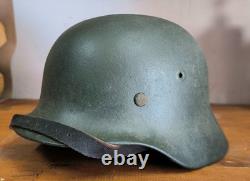 Helmet german original nice helmet M40 size 64 WW2 WWII have a number