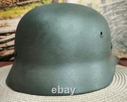 Helmet german original nice helmet M40 size 64 WW2 WWII have a number