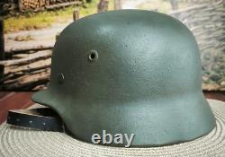 Helmet german original nice helmet M40 size 64 WW2 WWII have a number