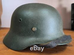 Helmet german original nice helmet M40 size 64 WW2 WWII have a number